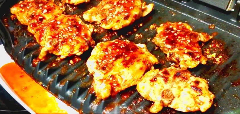 how to clean a george foreman grill